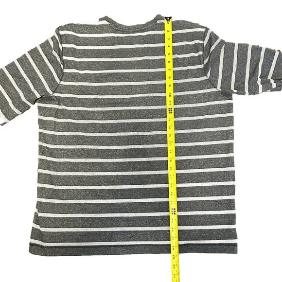 Crew Neck Jersey Preppy Navy Stripes Size XL - Picture 7 of 10